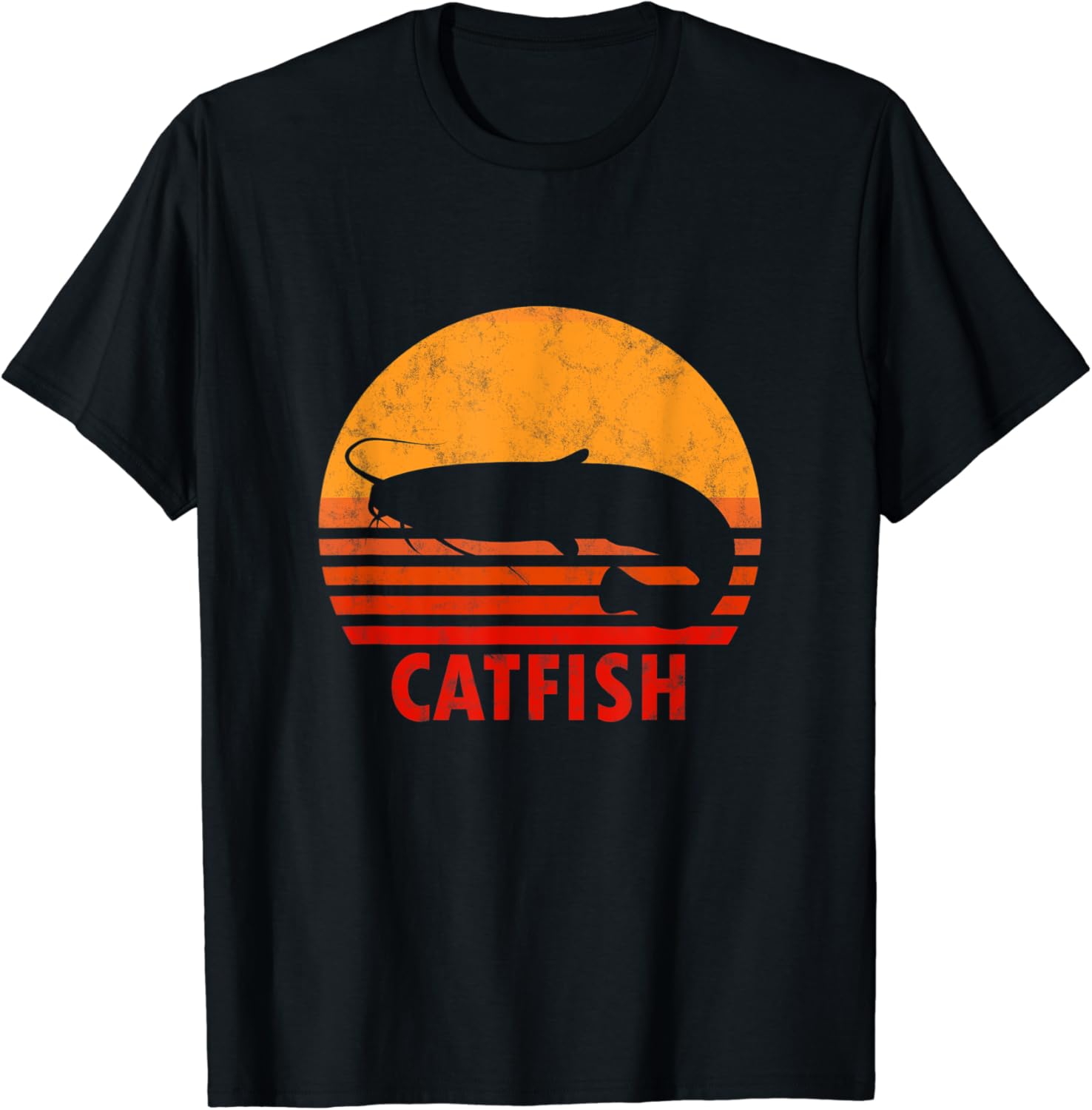 Vintage Catfish Catfishing Fishing Noodling TShirt Clothing